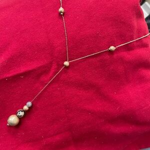 Elegant Gold Beaded Necklace